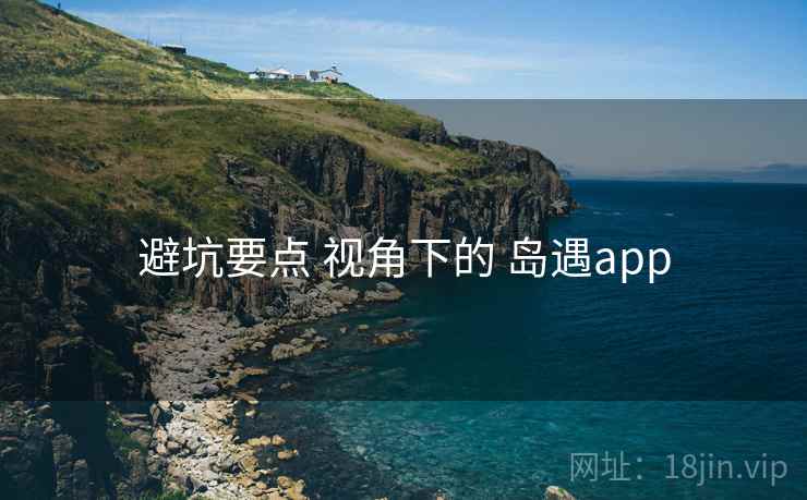 避坑要点 视角下的 岛遇app